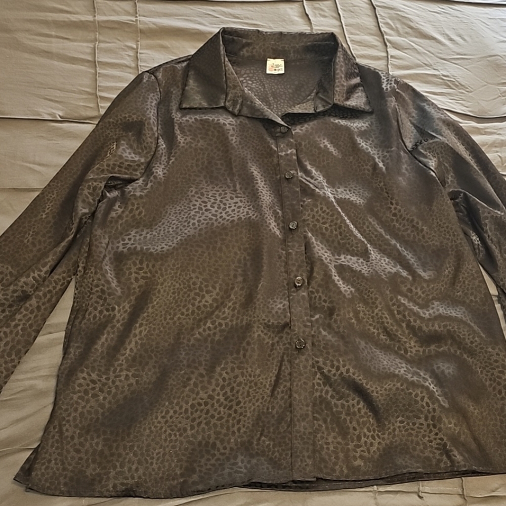 Black Button-Up Shirt
